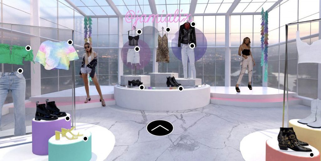 A virtual store in the Metaverse